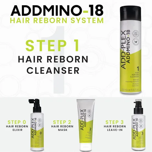 Miniatura 6 de ADDMINO 18 Champú aclarador para todo tipo de cabello, limpiador de cabello sin perfume, uso en salón y en el hogar, 8.5 fl oz/8.45 fl oz