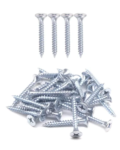 Miniatura 8 de IMScrews 100 tornillos para paneles de yeso de 1 pulgada, Phillips de cabeza plana #6, rosca fina, punta afilada, ideales para paneles de yeso
