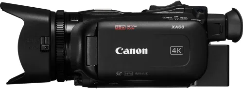 Miniatura 5 de Canon Videocámara profesional UHD 4K XA60 (5733C002) + tarjeta de memoria de 64 GB + batería + cargador + kit de filtro + bolsa + luz LED + lente