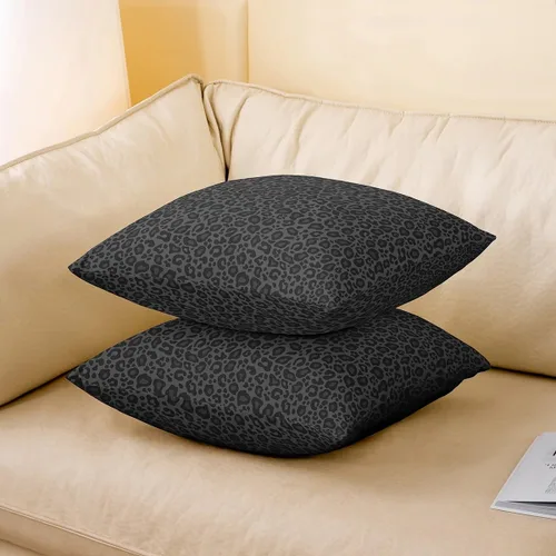 Miniatura 3 de Funda de almohada con estampado de leopardo de 16 x 16 pulgadas, funda de almohada cuadrada suave con diseño de guepardo africano, funda de cojín