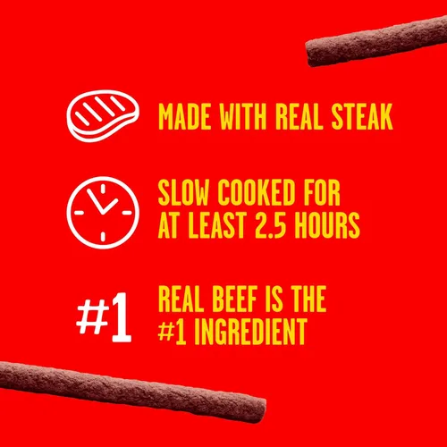 Miniatura 3 de Pup-Peroni Prime Rib - Golosinas para perros con sabor a costilla, bolsa de 38 onzas (paquete de 4)