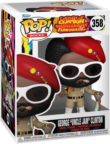 Funko Pop! Rocks: George Clinton - Parliament Funkadelic - Figura de vinilo coleccionable - Idea de regalo - Producto oficial - para niños y adultos