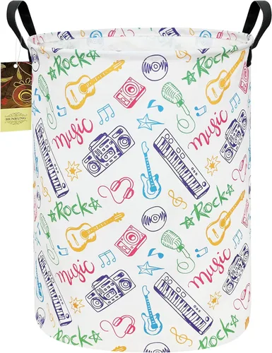 Miniatura 25 de Cesta de Ropa Sucia, Cesta de Almacenamiento de Tela de Lona Grande y Ligera, Organizador de Juguetes, Plegable, Impermeable para Dormitorios