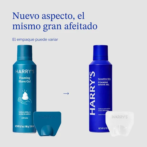Miniatura 2 de Harry's Kit de afeitado original para hombres, mango de afeitar, 5 repuestos de cuchillas de afeitar, gel de afeitado espumoso y cubierta de hoja