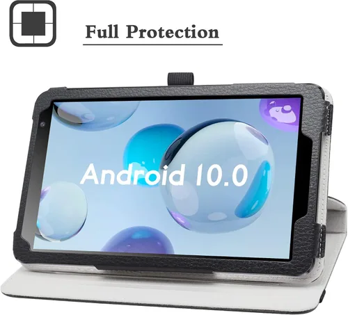Miniatura 2 de LiuShan Funda de poliuretano con rotación 360 para DIALN X8 Ultra/Vortex Tab 8 4G/Foxx T8 Plus/Sky Devices Elite T8/Elite Octa/MAXWEST Nitro 8/Astro