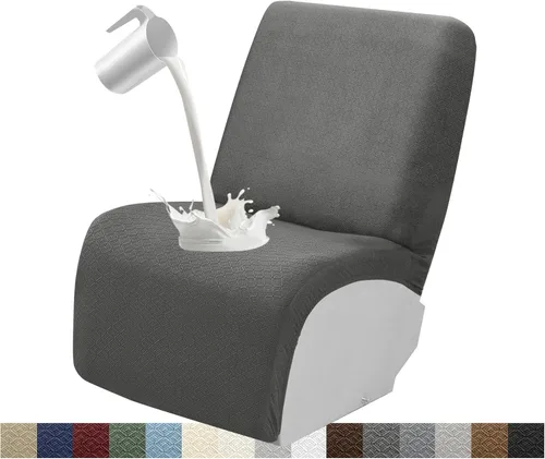 Miniatura 22 de Fundas impermeables de sofá reclinable modular para sofás reclinables, lavable en forma de L, para perros, fundas elásticas para sofá reclinable