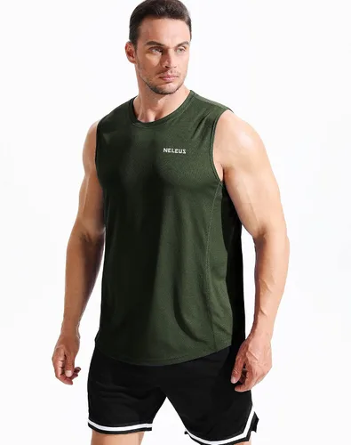 Miniatura 3 de NELEUS Camiseta sin mangas Dry Fit para hombre