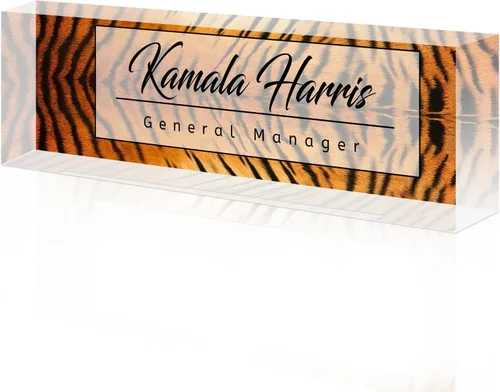 Miniatura 36 de Placa de nombre de escritorio personalizada, placa de identificación acrílica, placas de identificación personalizadas para regalos de oficina