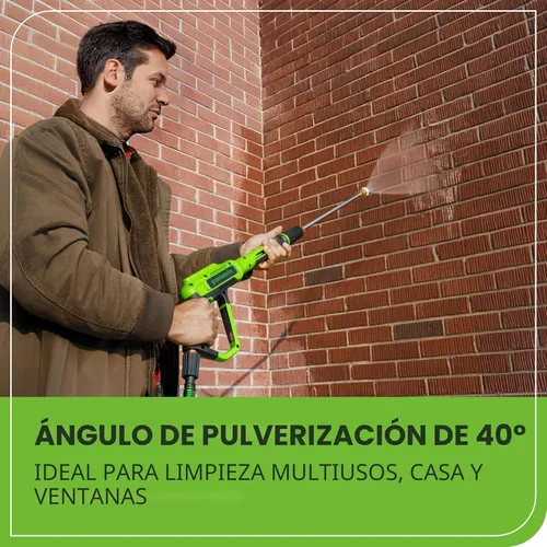 Miniatura 6 de Greenworks 2100 PSI (certificado SGS) 1.2 GPM 13Amp Lavadora eléctrica compacta a presión con mango telescópico para autos, calzadas, patios