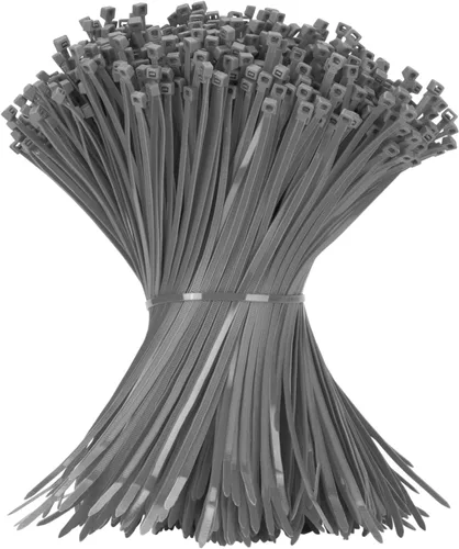 Miniatura 27 de Armpow Brida de cremallera púrpura de 6 pulgadas, 1000 unidades, 18 libras, brida de cremallera pequeña a media, brida de nailon PA66 resistente a
