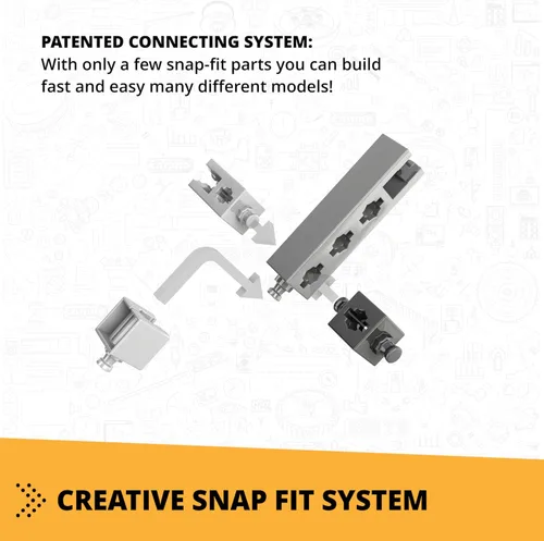 Miniatura 7 de Engino Creative Builder - Camión volquete 3 en 1, kit de construcción para niños a partir de 6 años, regalos para niños y niñas, juguetes