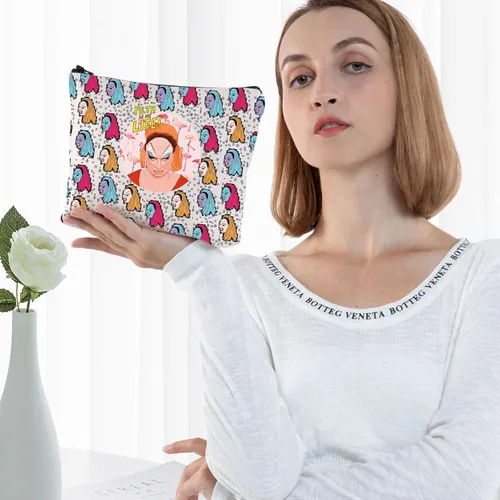 Miniatura 5 de G2TUP Babs Johnson Bolsa de maquillaje Divine Inspire Gift Filth is My Life - Bolsa de lona con cremallera de algodón y mercancía Connie, La La