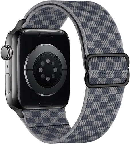 Miniatura 35 de Correas elásticas de nailon compatibles con Apple Watch de 1.496 pulgadas, 1.575 pulgadas, 1.614 pulgadas, 1.654 pulgadas, 1.732 pulgadas, 1.732