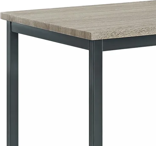 Miniatura 3 de Nexus Mesa de comedor rectangular gris y negro