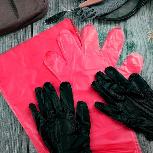 Miniatura 7 de Zhanmai Juego de 24 Guantes de Vestir de Campo para Ciervos, Guantes para Destripar Ciervos, Guantes de Nitrilo para Caza, Limpieza para Kit