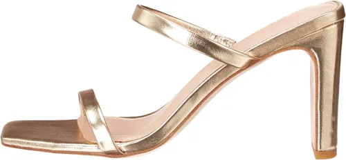 Miniatura 5 de The Drop - Sandalias de tacón alto Avery con dos correas y punta cuadrada para mujer