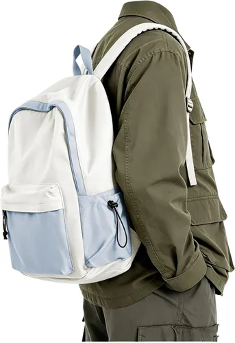 Miniatura 11 de Mochila para escuela, mochila de escuela secundaria para adolescentes, niñas y niños, Grande negro, Classic