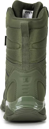 Miniatura 5 de XPETI X-FORCE Botas tácticas impermeables de 8 pulgadas Verde