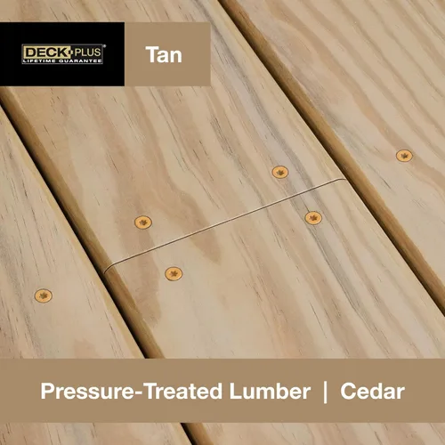 Miniatura 7 de Deck Plus Tornillos para Madera Exterior y Cercas con Revestimiento Epoxi de 3-1/2 Pulgadas #10 x 3-1/2" Torx/Star Drive Incluido Rosca Gruesa