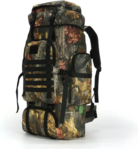 Mochila de senderismo W WINTMING para hombres 70L/100L, mochila de campamento, mochila militar Molle, paquete de asalto de 3 días para escalada |