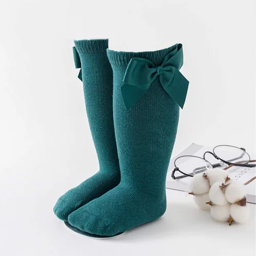 Miniatura 40 de DRESHOW BQUBO - Calcetines de punto para bebé, calcetines de algodón para niñas pequeñas