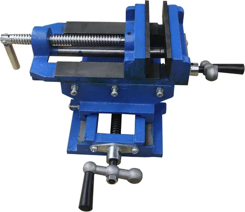 Miniatura 4 de HFS(R) Tornillo de Banco Deslizante Cruzado de 3" para Taladro Fresado de Metal de 2 Vías X-Y Máquina de Sujeción Resistente