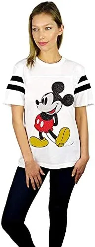 Miniatura 3 de Disney Camiseta de fútbol americano Minnie Mouse Varsity para mujer