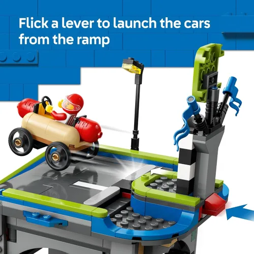 Miniatura 3 de LEGO City No Limits: Race Car Ramp Track Toy - Juguete de construcción para niños, niños y niñas, a partir de 6 años - Rampa de coche con caja
