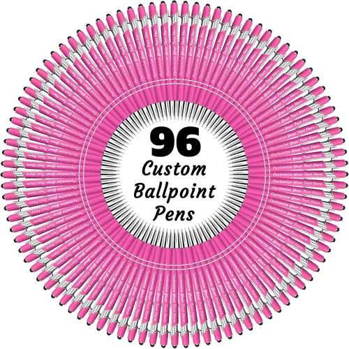 Miniatura 70 de 12 bolígrafos personalizados a granel, bolígrafos personalizados con grabado personalizado con nombre o texto, regalo ideal de aniversario