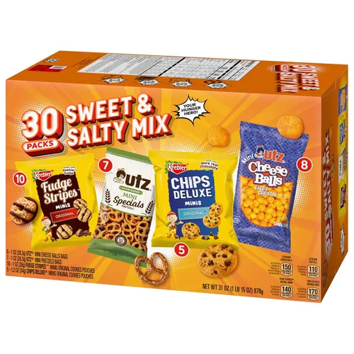 Miniatura 4 de Keebler, Galletas y galletas, paquete variado, 31.2 onzas (30 unidades) (paquete de 2)