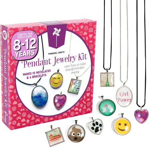 Miniatura 9 de Pinwheel Crafts Kit de Caja de Joyas DIY de Sirena para Niñas de 6+ Años - 530 Piezas Haz Tu Propia Caja de Joyas, Kits de Manualidades DIY