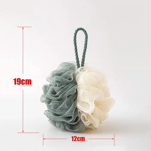 Miniatura 3 de TCOTBE Paquete de 4 esponjas de malla de encaje de esponja de baño, esponja, surtido multicolor para piel sedosa, espuma de limpieza completa