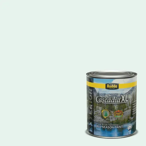 Miniatura 131 de Rodda Paint CASCADIA XL Pintura e imprimación satinada para exteriores en uno, cuarto de galón, Metropolis Mood