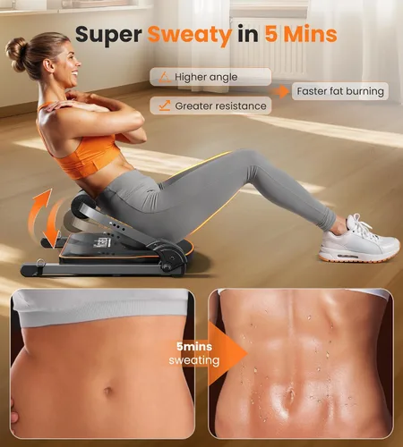 Miniatura 2 de Niceday Equipo de Entrenamiento Abdominal, Máquina de Abdominales para Entrenamiento de Estómago, Máquina Entrenadora de Abdominales para el Hogar