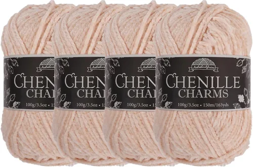 Miniatura 83 de JubileeYarn - Hilo de chenilla (3.53 oz/poliéster peinado, circonita), 1 pastel