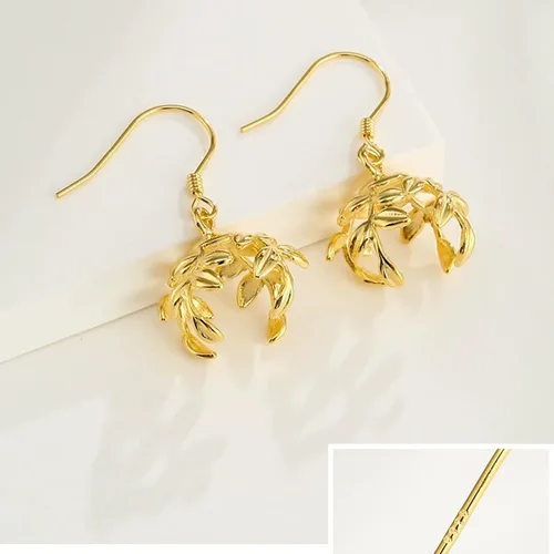 Miniatura 4 de Aretes de gancho de plata de ley 925 para fabricación de joyas de perlas, montaje de aretes colgantes para ajuste de camafeo de perlas, búsqueda