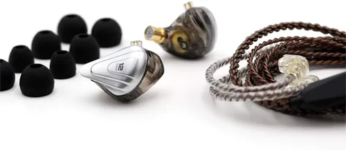 Miniatura 3 de Linsoul KZ ZSX - Audífonos intraurales híbridos de alta fidelidad, 5BA+1DD, con 6 controladores, placa frontal de zinc y cable extraíble de 2 pines