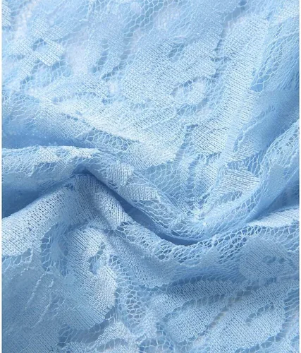 Miniatura 6 de Vestido de maternidad para mujer, con encaje, fotografía, vestido de embarazada, con volantes, largo, para sesión de fotos