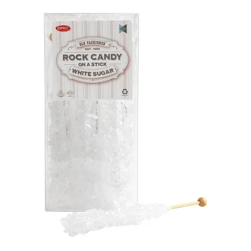 Miniatura 60 de Palitos de caramelo de roca extragrandes: 12 paletas de cereza rosa – envueltas individualmente – Palitos de caramelo de roca de cristal