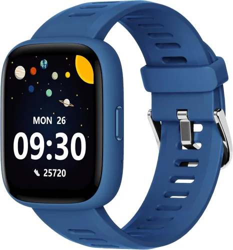 Miniatura 10 de BIGGERFIVE Reloj inteligente para niños, reloj de seguimiento de actividad física de 1.8", podómetro, frecuencia cardíaca, IP68 resistente al agua