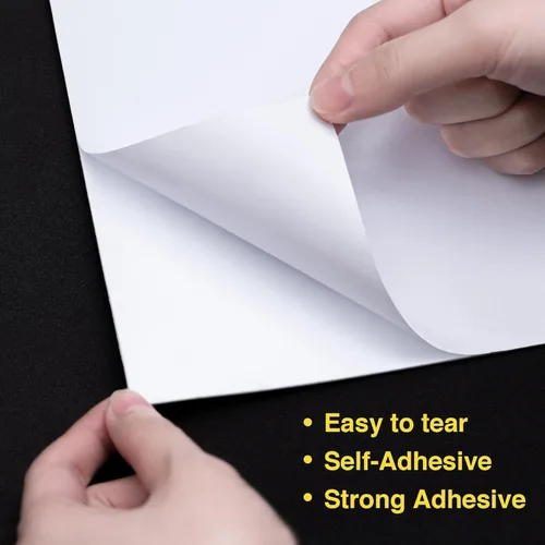 Miniatura 3 de MEARCOOH Hojas de Espuma Autoadhesivas, Blancas de 9x12 Pulgadas 2mm Papel de Espuma EVA Adhesivo para Manualidades Fabricación de Tarjetas Marcos