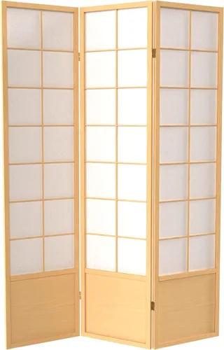 Miniatura 15 de Red Lantern Pantalla Zen Shoji de 5.9 ft de altura - Miel - 3 paneles