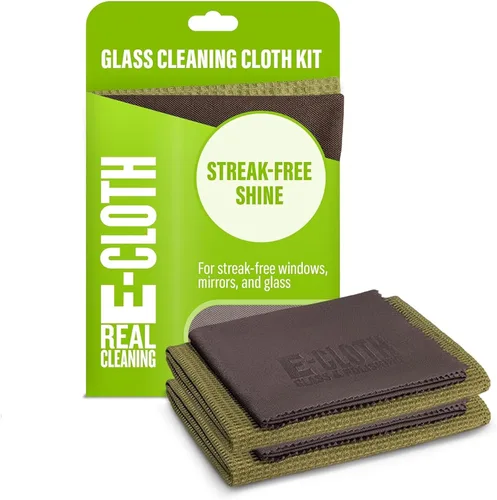 Miniatura 15 de E-Cloth Kit de paño de limpieza de microfibra para ventanas, espejos, automóviles, lentes, lentes y más, limpieza sin rayas, lavable a máquina