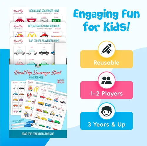 Miniatura 7 de WELL BALANCED Bingo en el Coche - Esenciales para Viajes por Carretera: Actividades y Juegos de Coche para Niños de 4 a 8 Años