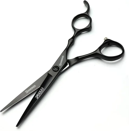 Miniatura 2 de Juego de tijeras de peluquería de 6/7 pulgadas para peluquería, tijeras para el cabello, herramientas de peinado (5.5 tijeras planas)