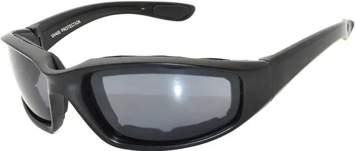 Miniatura 17 de OWL Gafas de espuma acolchadas para motocicleta, lente transparente con espejo ahumado