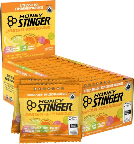 Miniatura 14 de Honey Stinger Gomitas Energéticas de Batido de Frutas Orgánico, Sin Gluten y Sin Cafeína, para Ejercicio, Correr y Rendimiento, Nutrición Deportiva
