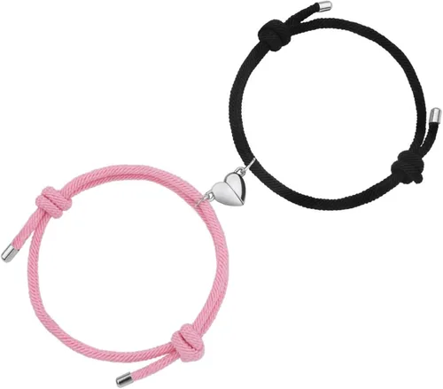 Miniatura 8 de Pulseras magnéticas para parejas, pulseras de atracción mutua, votos de amor eterno, pulseras de pareja ajustables, regalos de joyería expresan amor