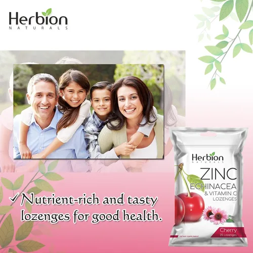 Miniatura 5 de HERBION Naturals - Pastillas de zinc, equinácea y vitamina C, 25 unidades, suplemento dietético para adultos y niños mayores de 5 años, promueve