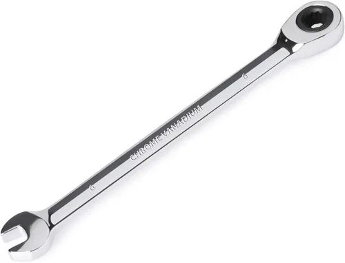 Miniatura 19 de Egofine Llave combinada de trinquete de 1-1/8 pulgadas SAE, llave de engranajes de grado industrial con diseño de 12 puntos, trinquete de 72